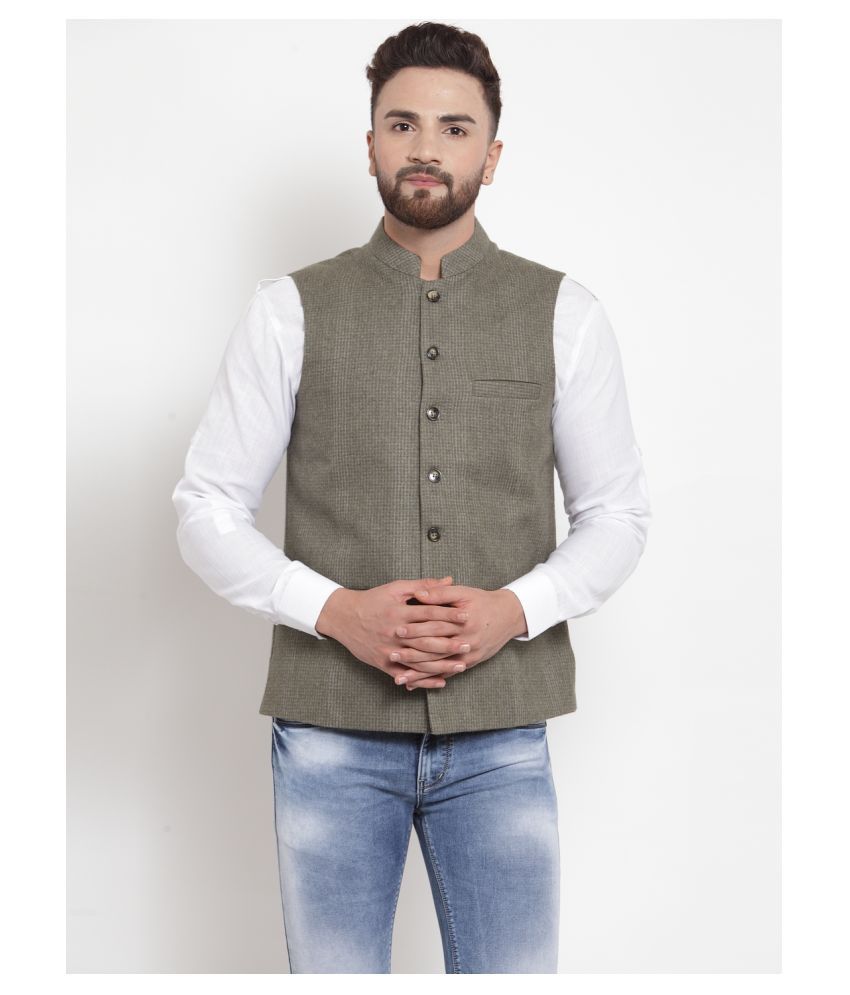 woollen nehru jacket