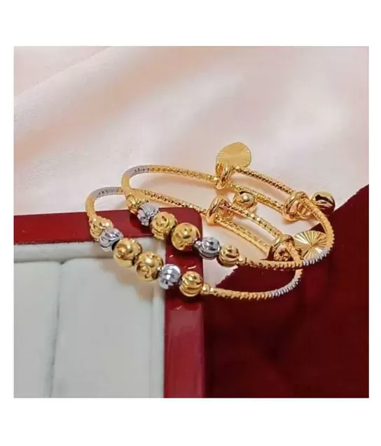 I Jewels Stylish Gold Plated Kundan Stone Adjustable Charm Bracelet For  Women And Girls (R122G-L) : Amazon.in: Jewellery