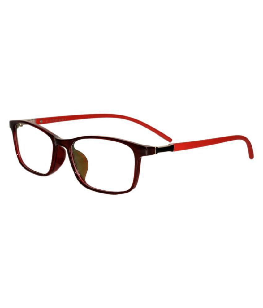     			Peter Jones Red Rectangle Spectacle Frame 1810RD