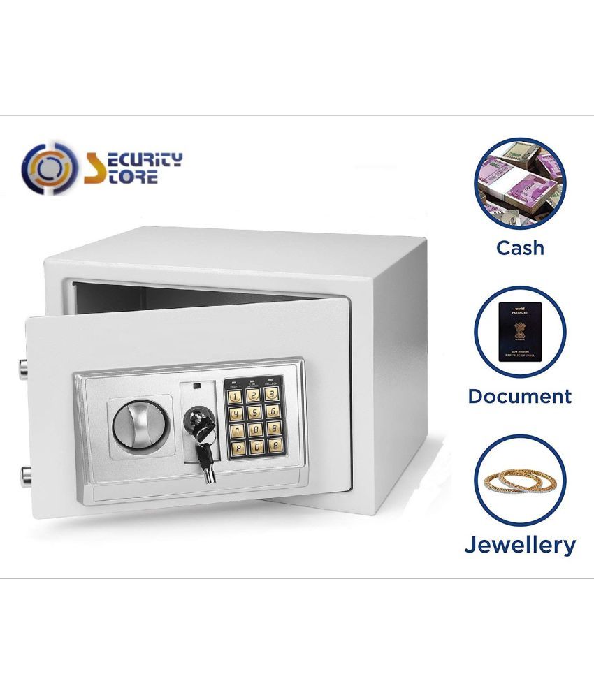 Buy WHITE SAFE LOCKER , Digital Safe Locker/Cash Locker/Cash box