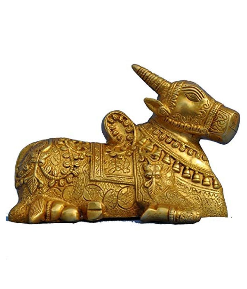 Shubh Sanket Vastu Brass Nandi 6