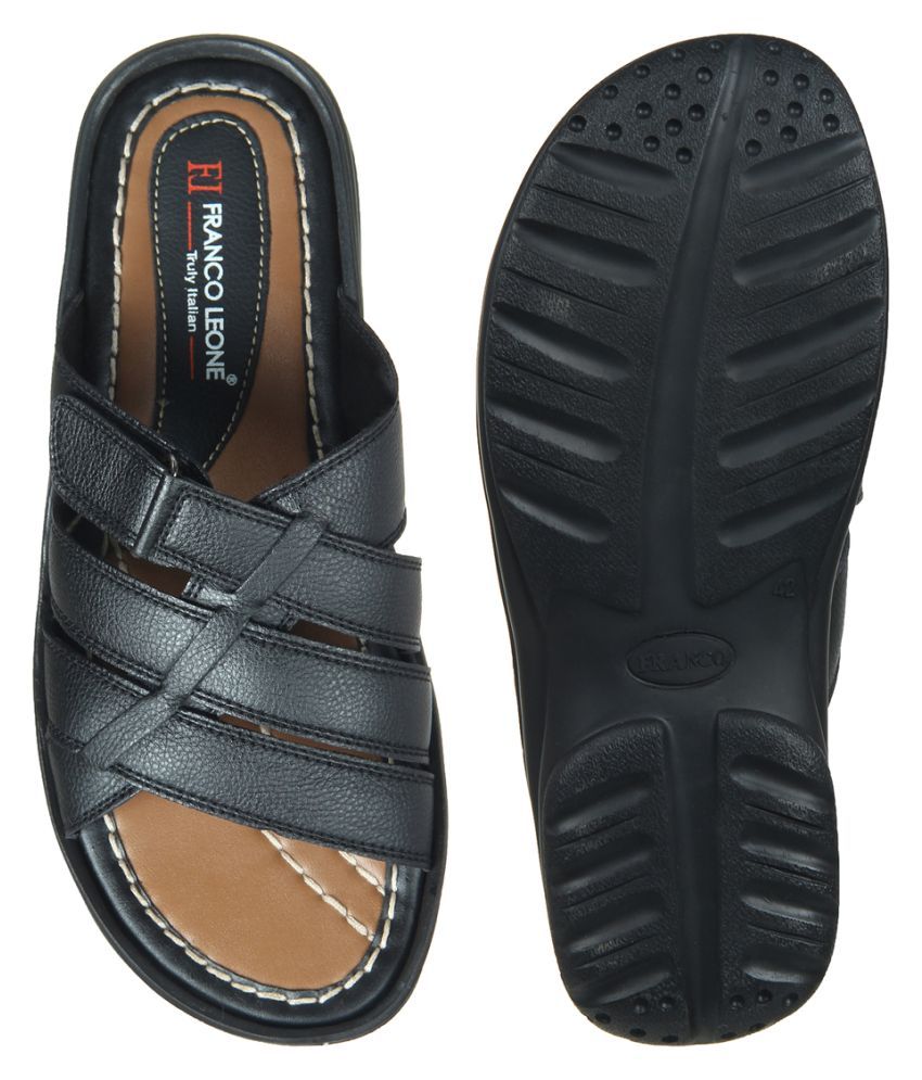 franco leone leather chappals
