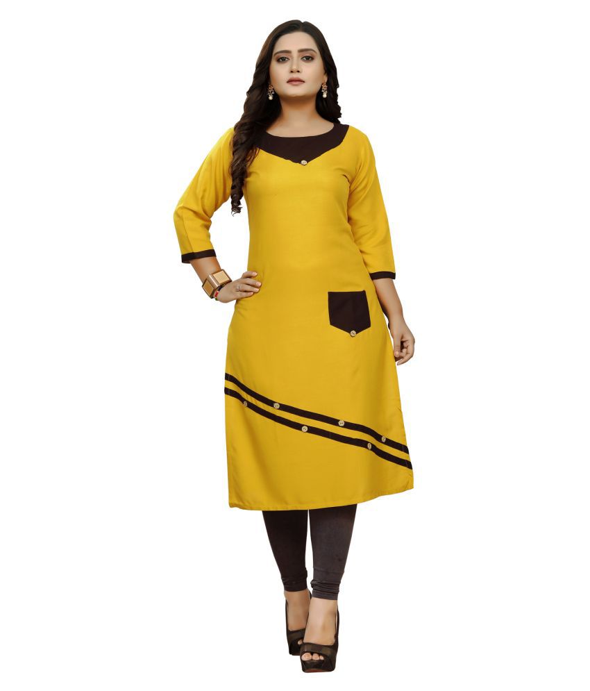 Swasti  Coral 100 Cotton Womens Straight Kurti  Pack of 1   Buy  Swasti  Coral 100 Cotton Womens Straight Kurti  Pack of 1  Online at  Best Prices in India on Snapdeal