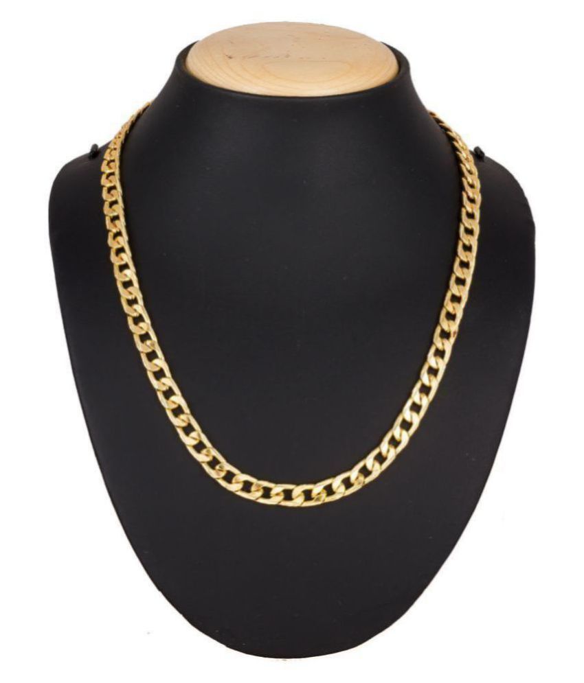 Happy Stoning 22K Gold Plated Link Chain For Men( 20 Inch): Buy Happy Stoning 22K Gold Plated ...