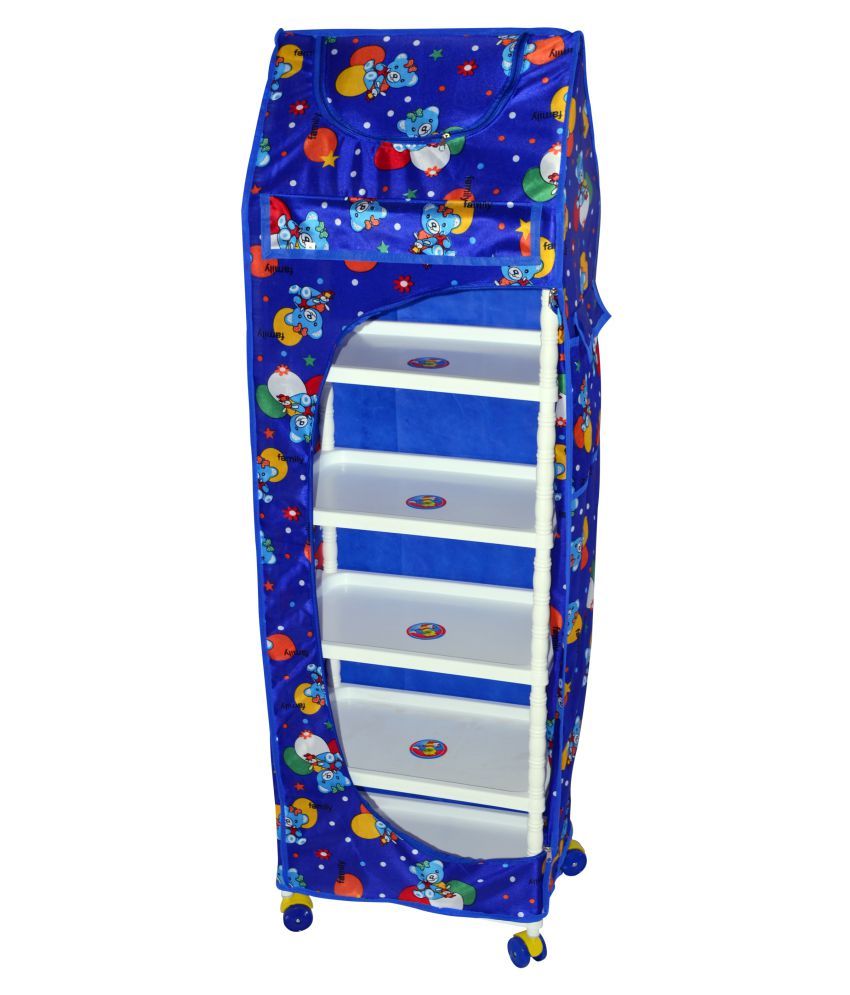Baby Friends 6 Shelves Collapsible Wardrobe Unbreakable Wardrobe