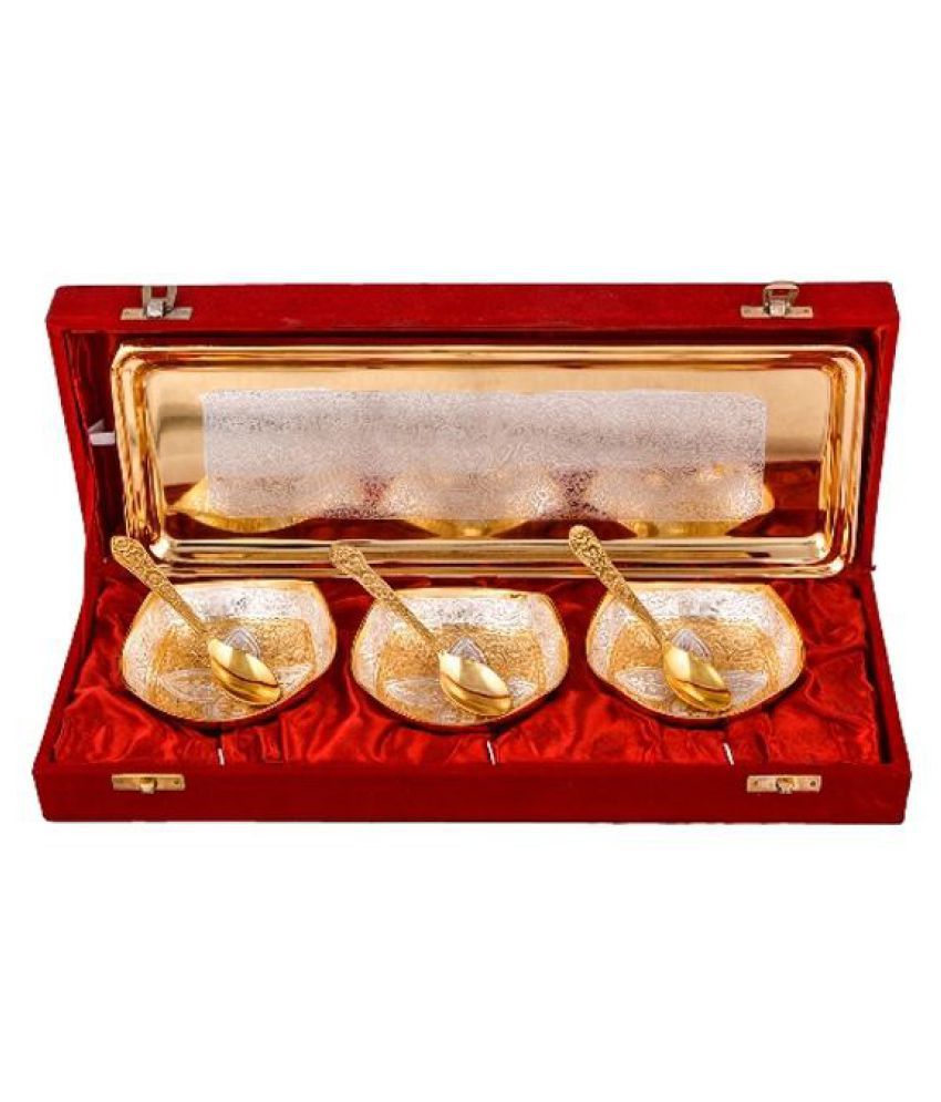     			Arsalan Silverplated Gold/Silver Plated Gift Item - Pack of 7