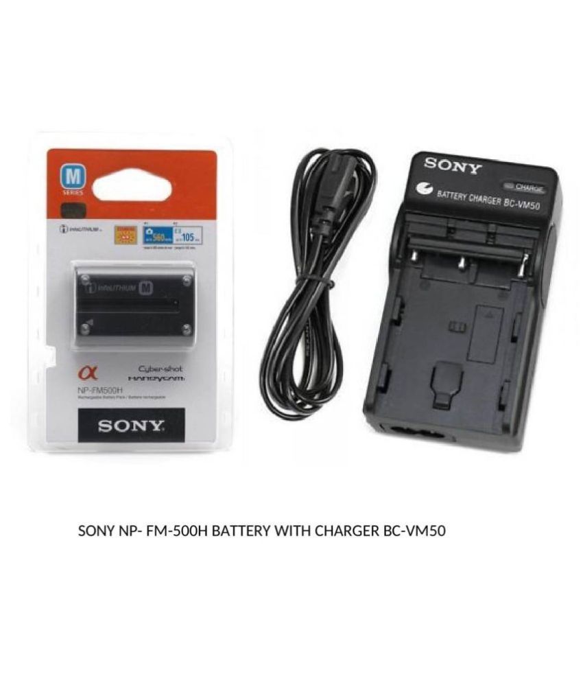 Sony NP FM500H Camera Battery Charger Price in India Buy Sony NP