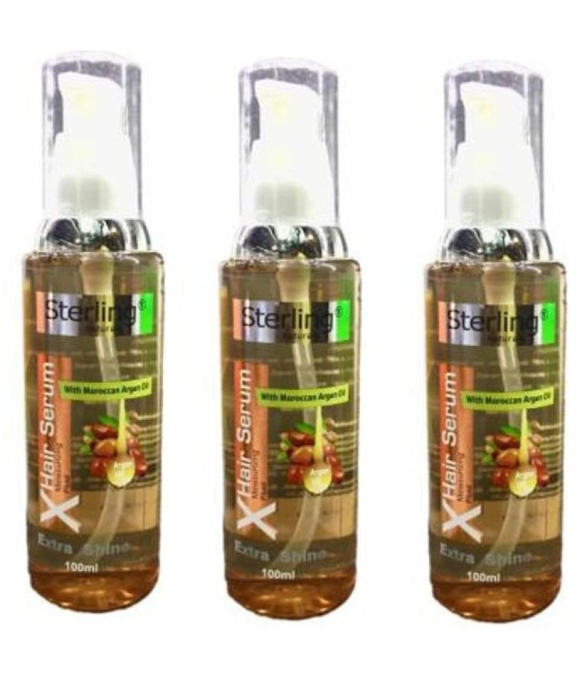 Sterling X Extra Shine Hair Serum 100 mL Pack of 3: Buy Sterling X Extra  Shine Hair Serum 100 mL Pack of 3 at Best Prices in India - Snapdeal