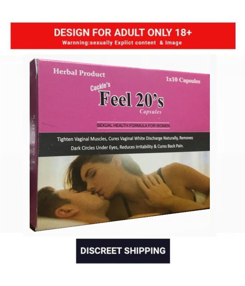 Cackle's Feel 20's Capsules For Women 10 x 3 = 30  no.s