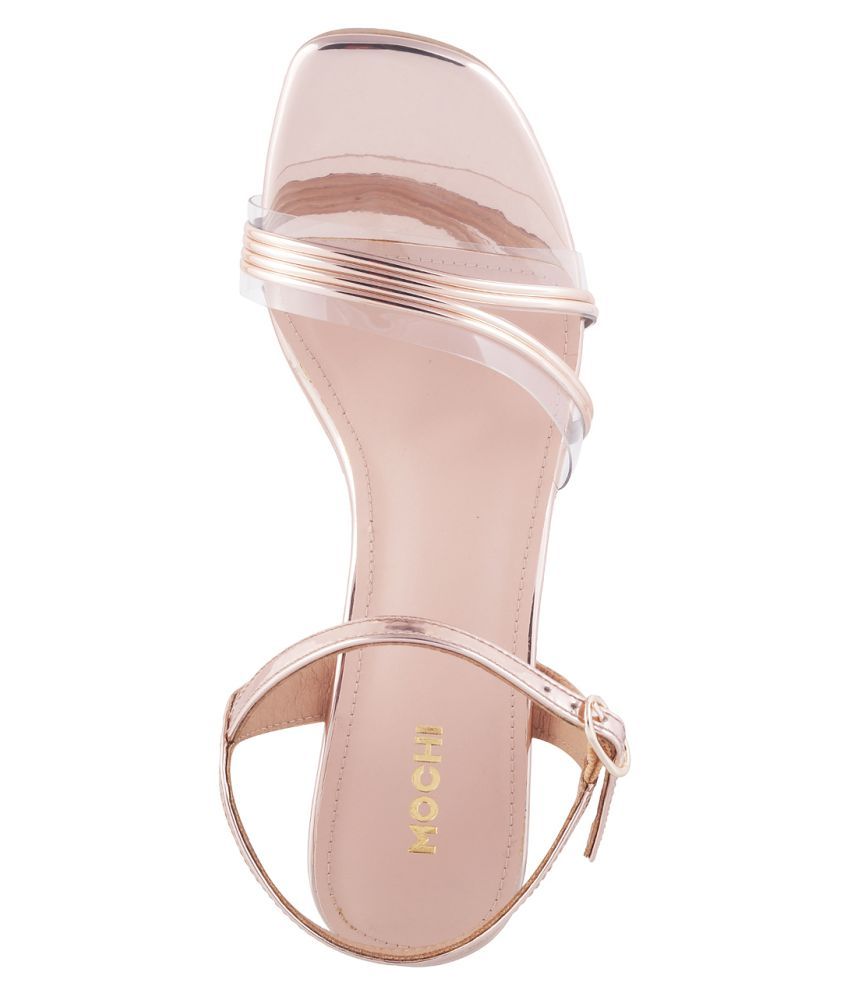 Mochi BEIGE Block Heels Price in India- Buy Mochi BEIGE Block Heels Online at Snapdeal