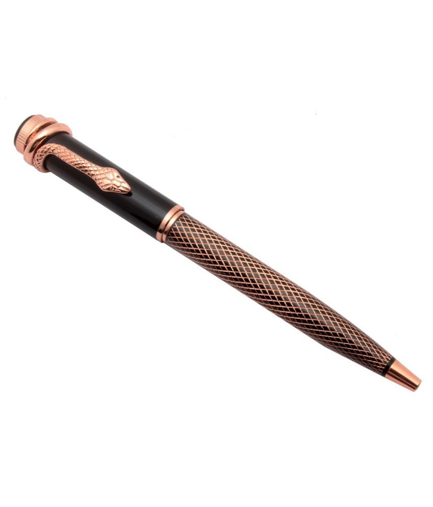     			Heritage Collection Cobra Ballpoint Pen Copper & Black Designer Pen