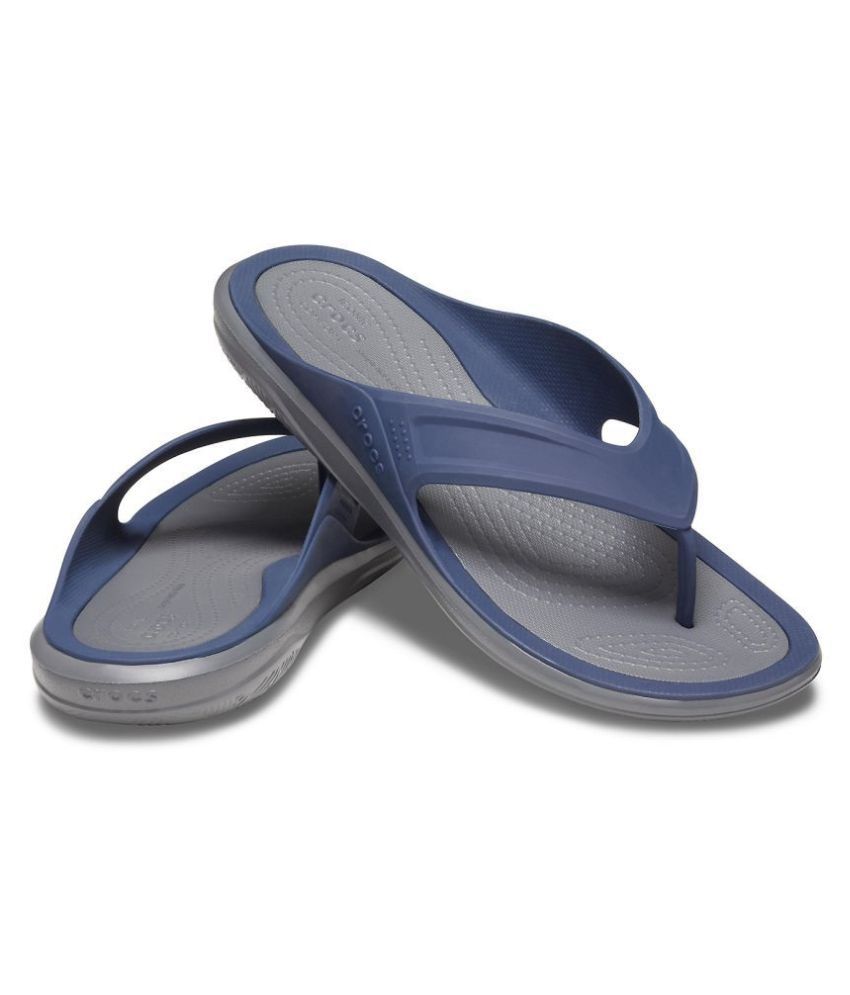 Crocs Blue Thong Flip Flop Price in India- Buy Crocs Blue Thong Flip ...