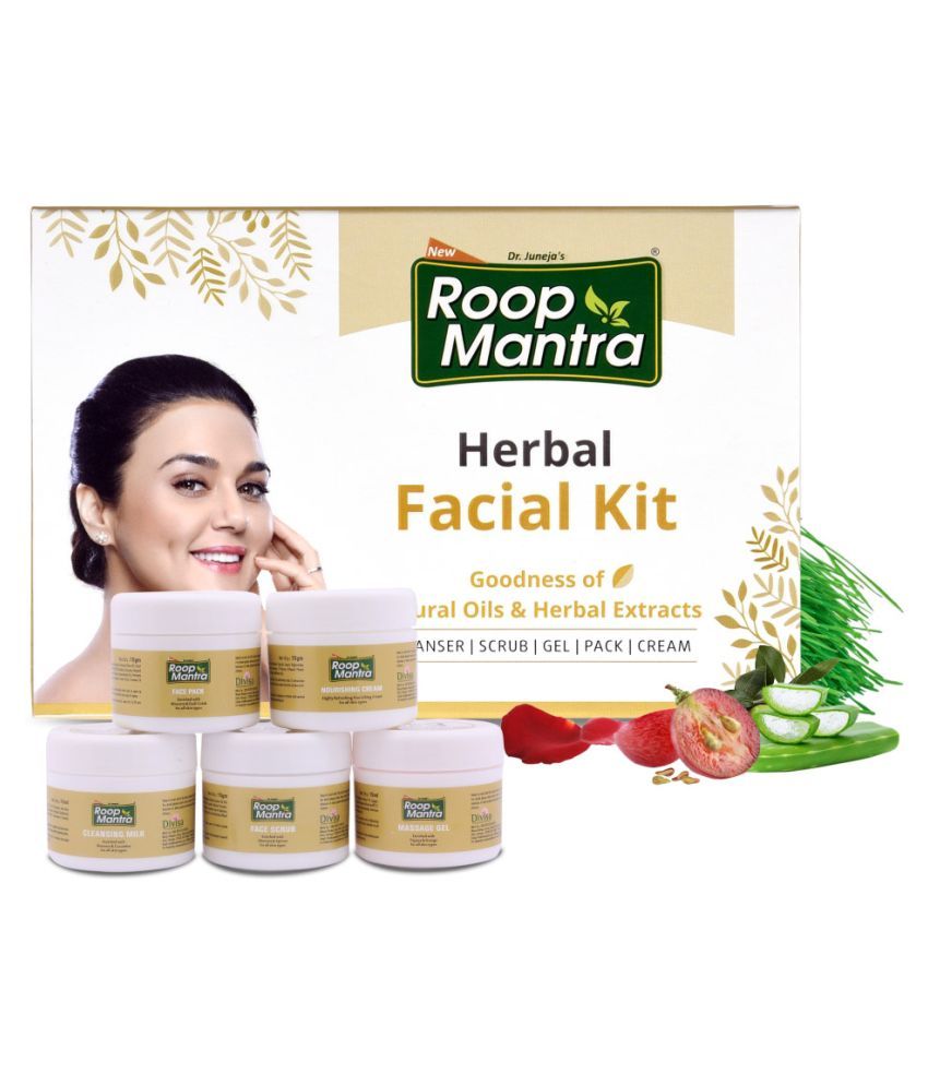 Roop Mantra Herbal Facial Kit 75 g Pack of 3 Buy Roop Mantra Herbal