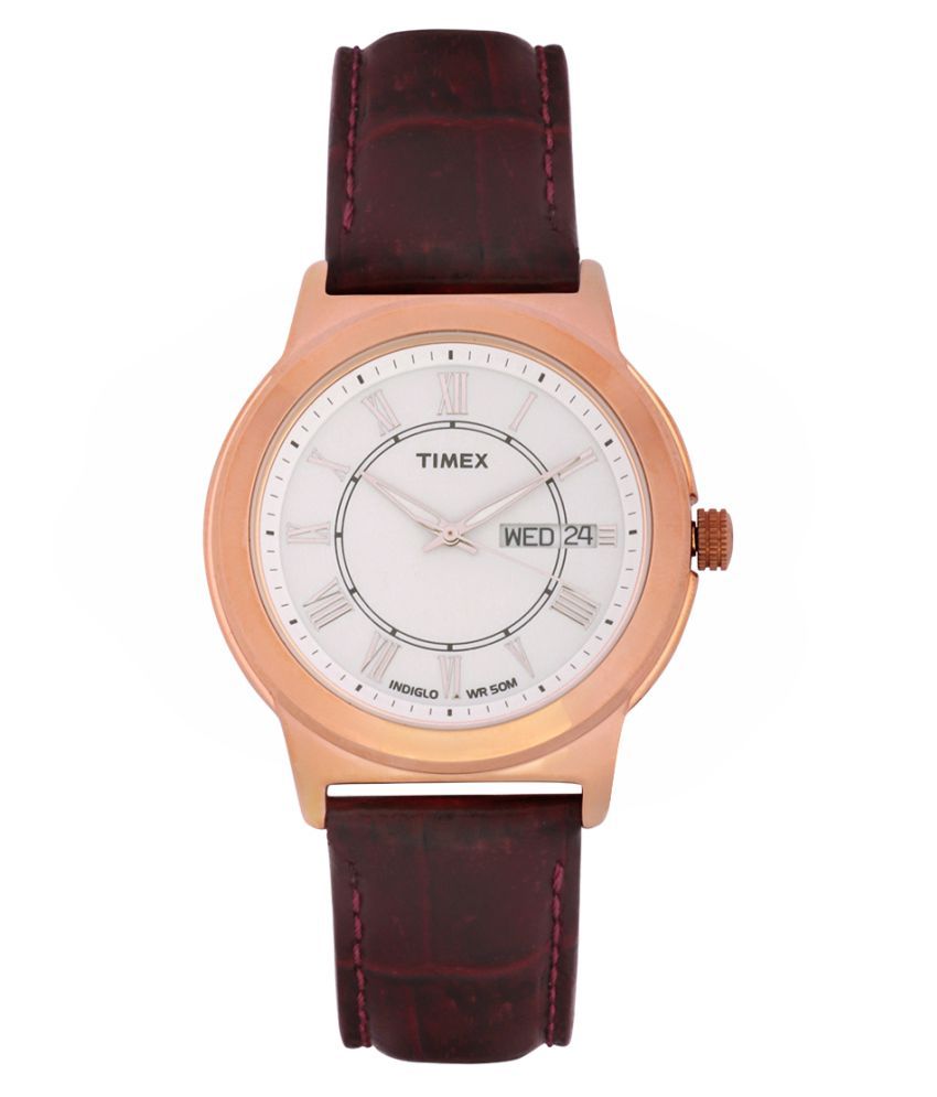 Timex Analog White Dial Men #039;s Watch TWEG18007