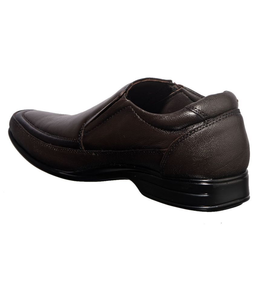 khadim brown formal shoes