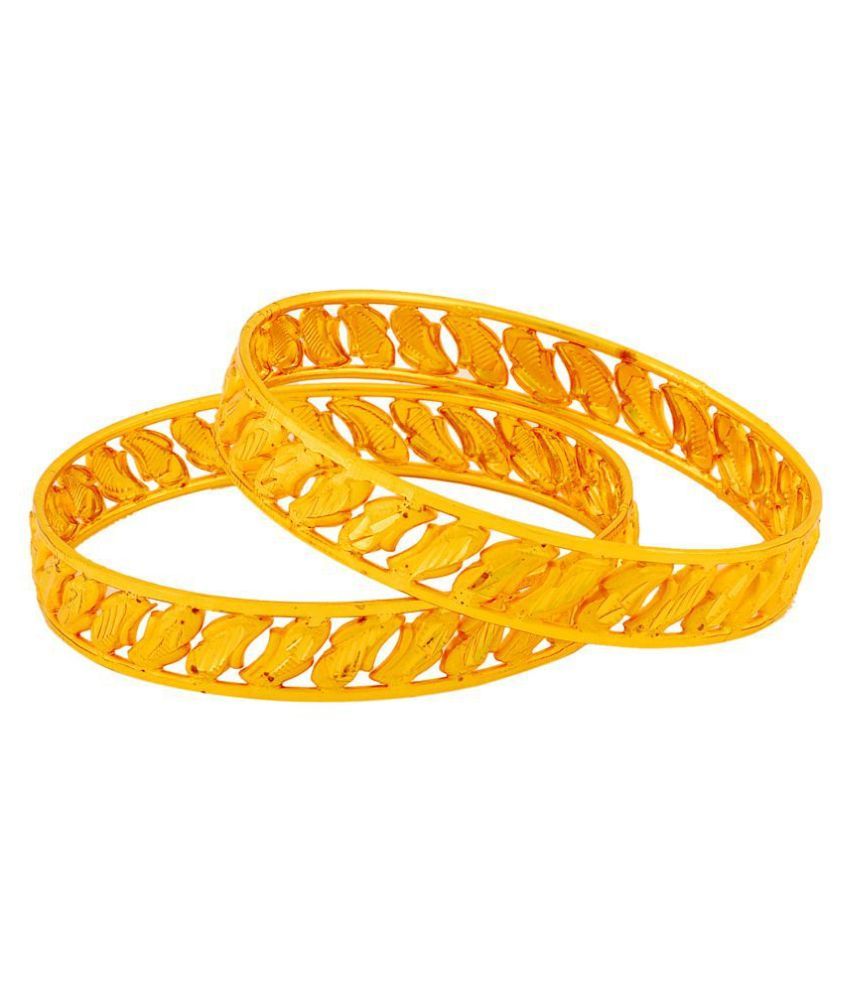 City Girl Traditional Bengali bangles Copper With 24ct Gold plated (No