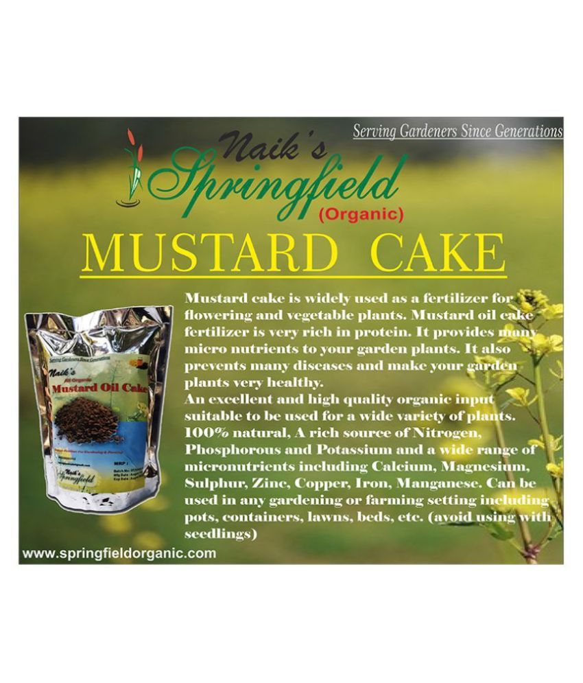Naik's Springfield Mustard Cake Fertilizer 500 gms 1 kg Buy Naik's