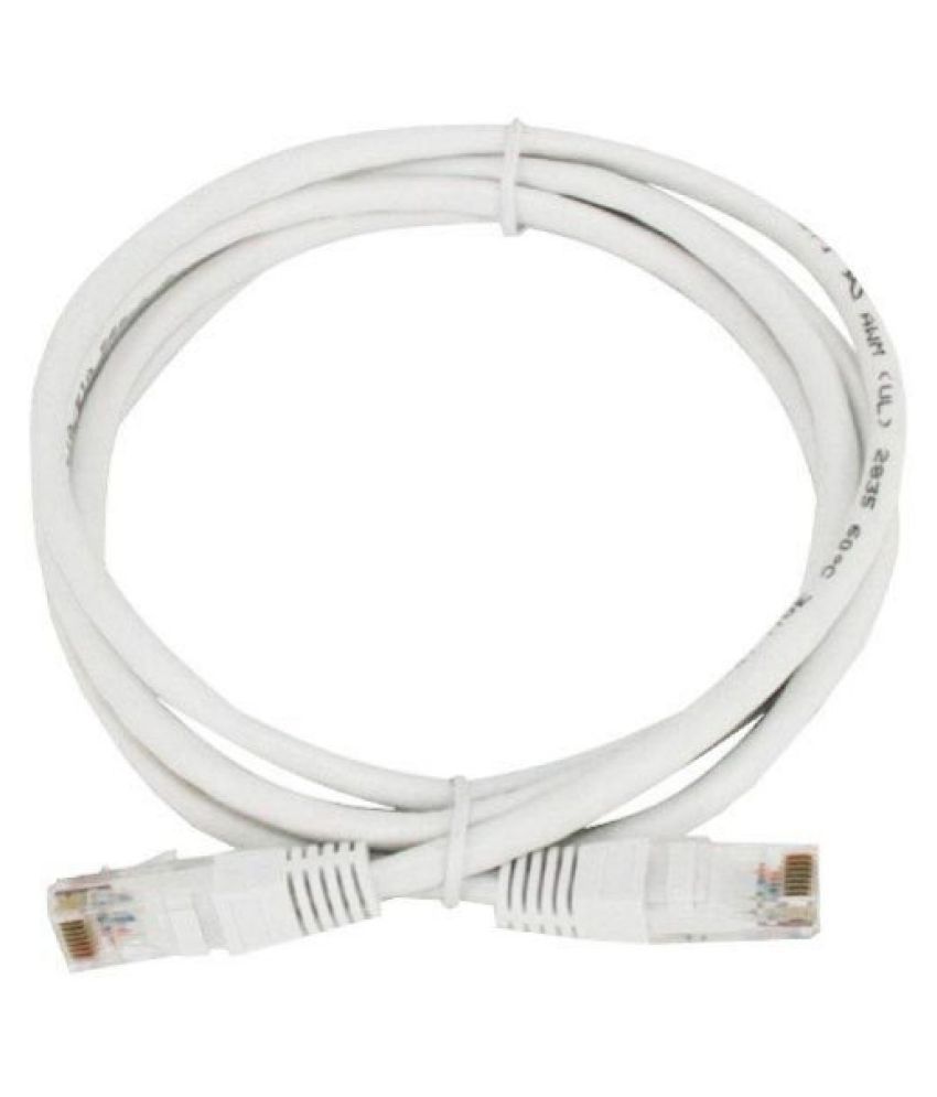     			Upix 1.5m LAN(Ethernet) , Patch Cord CAT5E, RJ45 Cable - White