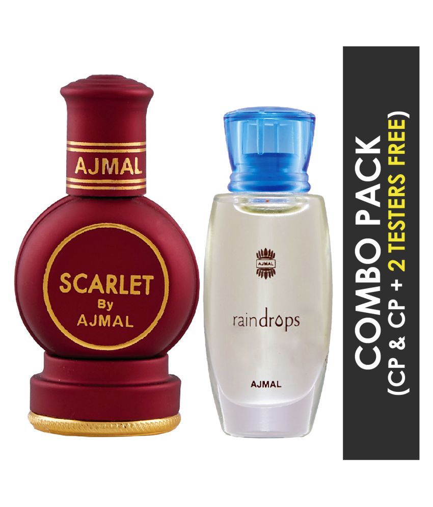 Ajmal Scarlet Concentrated Perfume Oil Oriental Floral free Attar 12ml