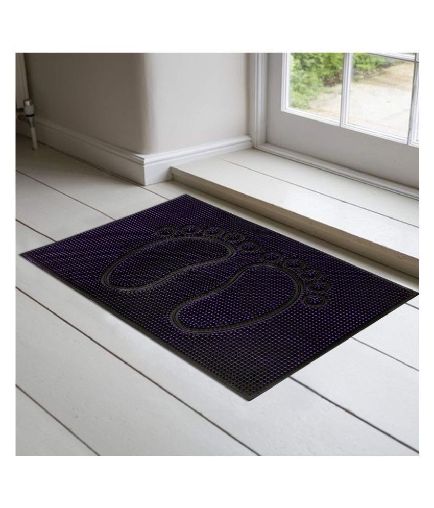     			E-Retailer Purple Single Regular Door Mat