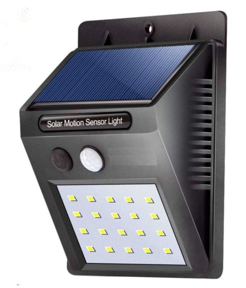 JM Accessories 10W Solar Outdoor Wall Light Pack of 1 Buy JM
