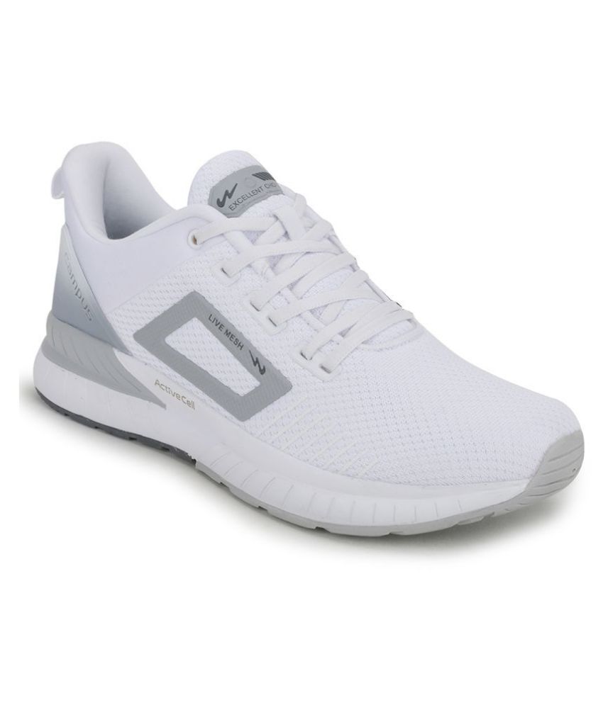campus white running shoes