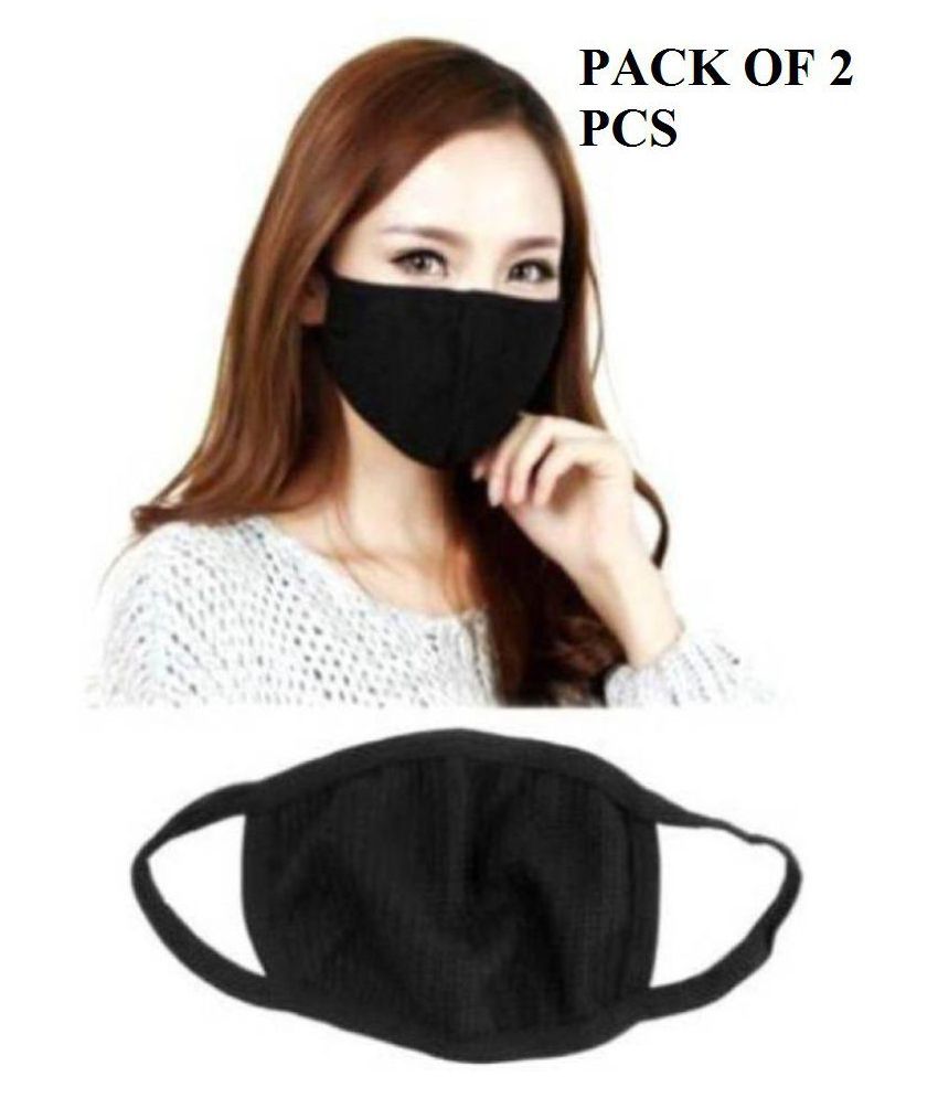     			PS CREATIONS Anti Pollution Face Mask pack of 2 Pcs