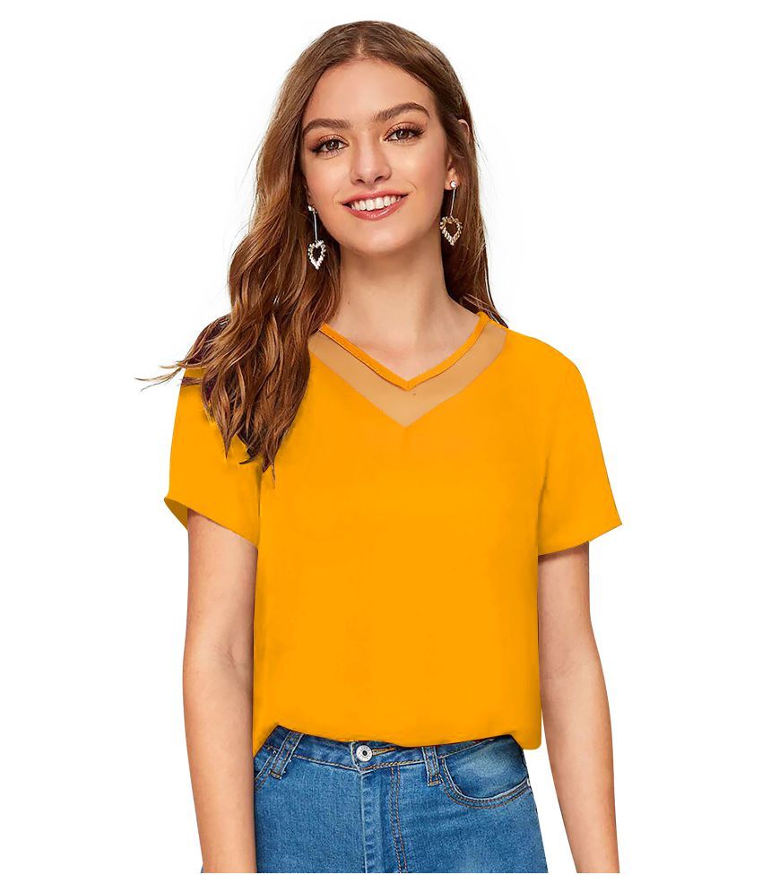 Buy Kusum International Yellow Blend Shirt Online at Best Prices in ...