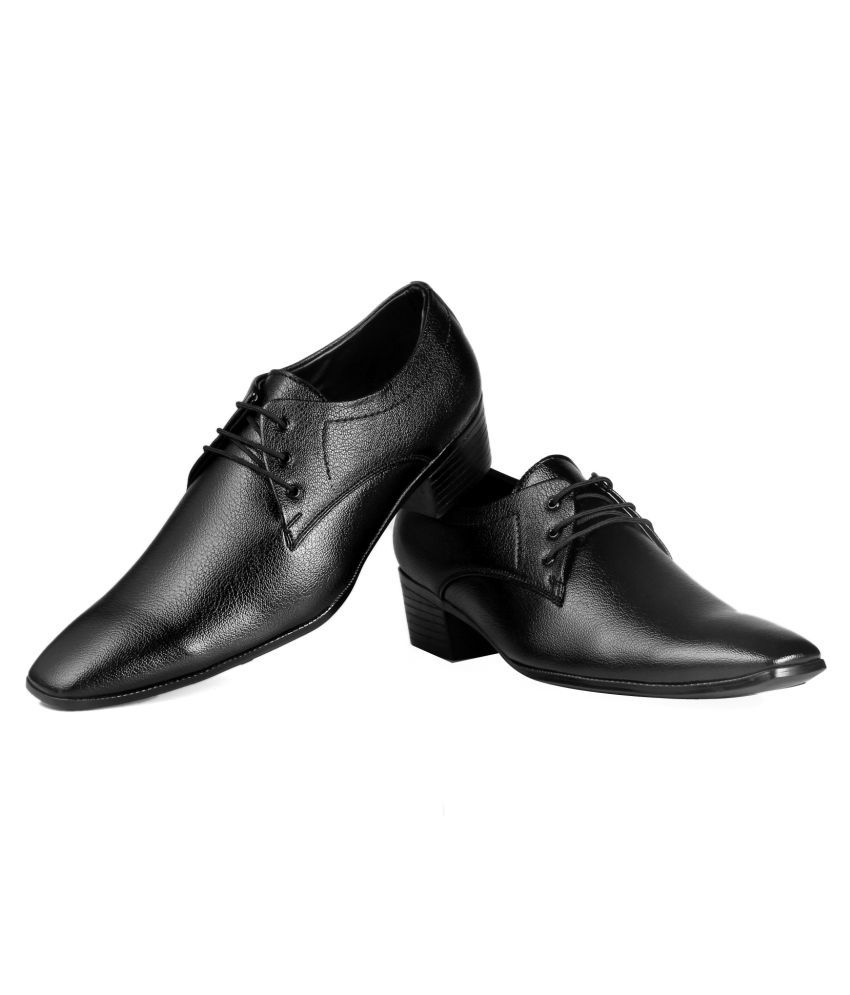     			YUVRATO BAXI Derby Artificial Leather Black Formal Shoes