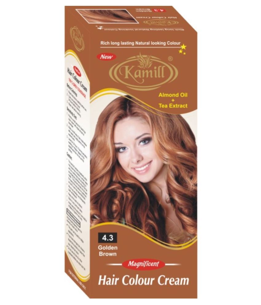 Kamill With Almond Golden Brown Permanent Hair Color Brown  100 g: Buy  Kamill With Almond Golden Brown Permanent Hair Color Brown  100 g at  Best Prices in India - Snapdeal