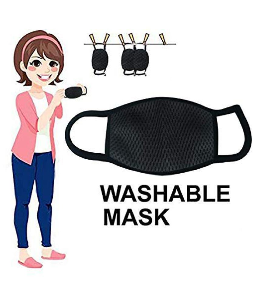 Sirgan Netted Cloth Reusable Washable Face Mask Protects from Dust