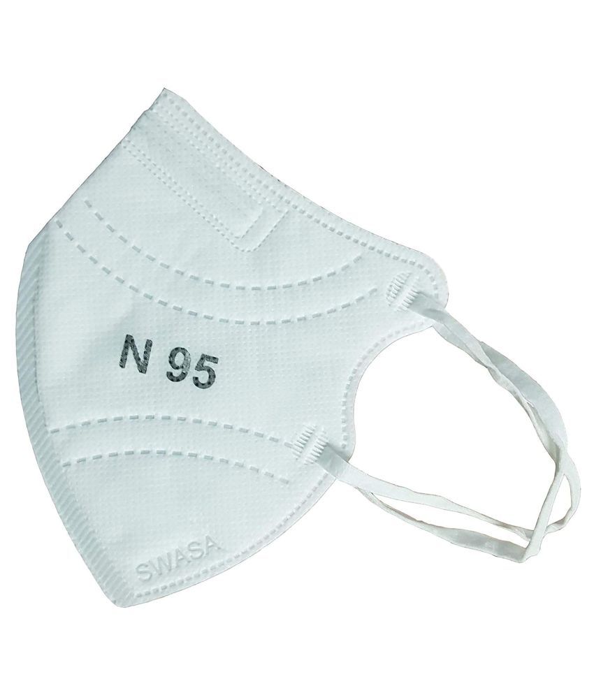 N95 N95 WHITE MASK WITH NOSE PIN N95 Mask Buy N95 N95