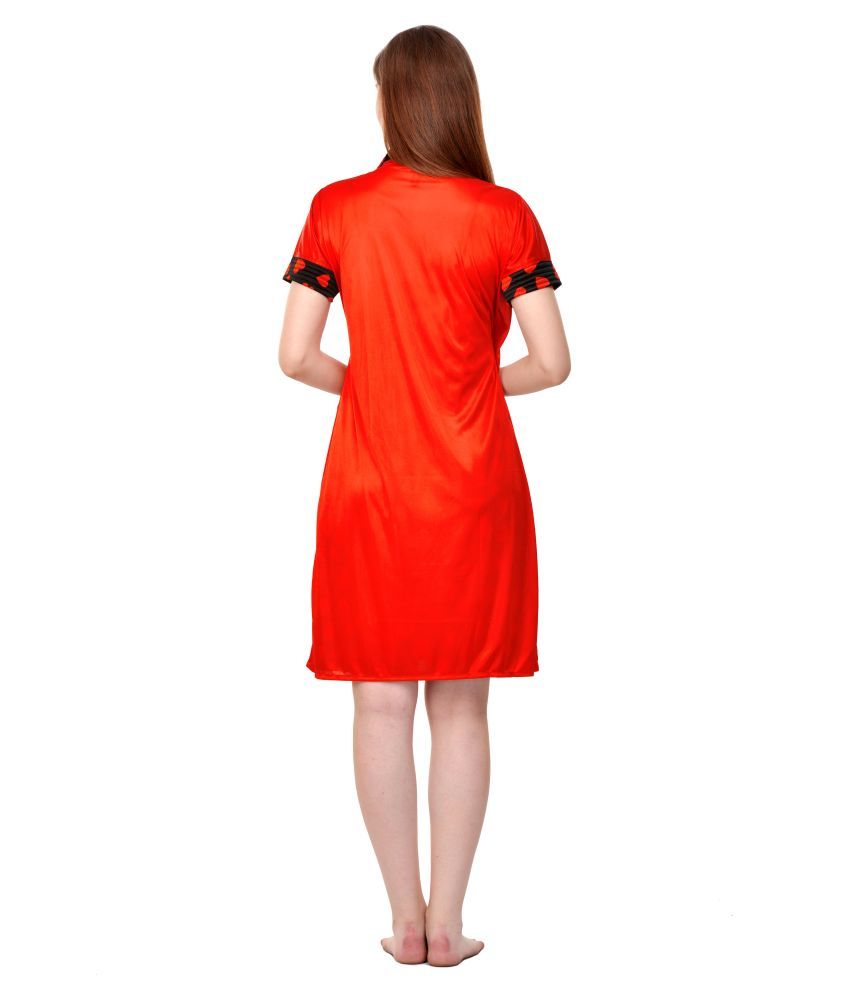 Buy RASHI Poly Cotton Baby Doll Dresses With Panty Multi Color Online