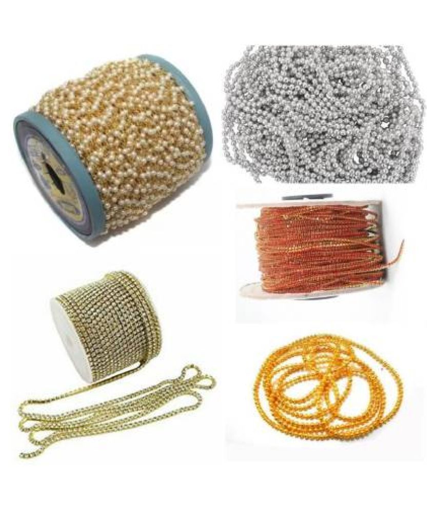 Stone Chain, Pearl Link Chain, Ball Chains for Jewellery Making