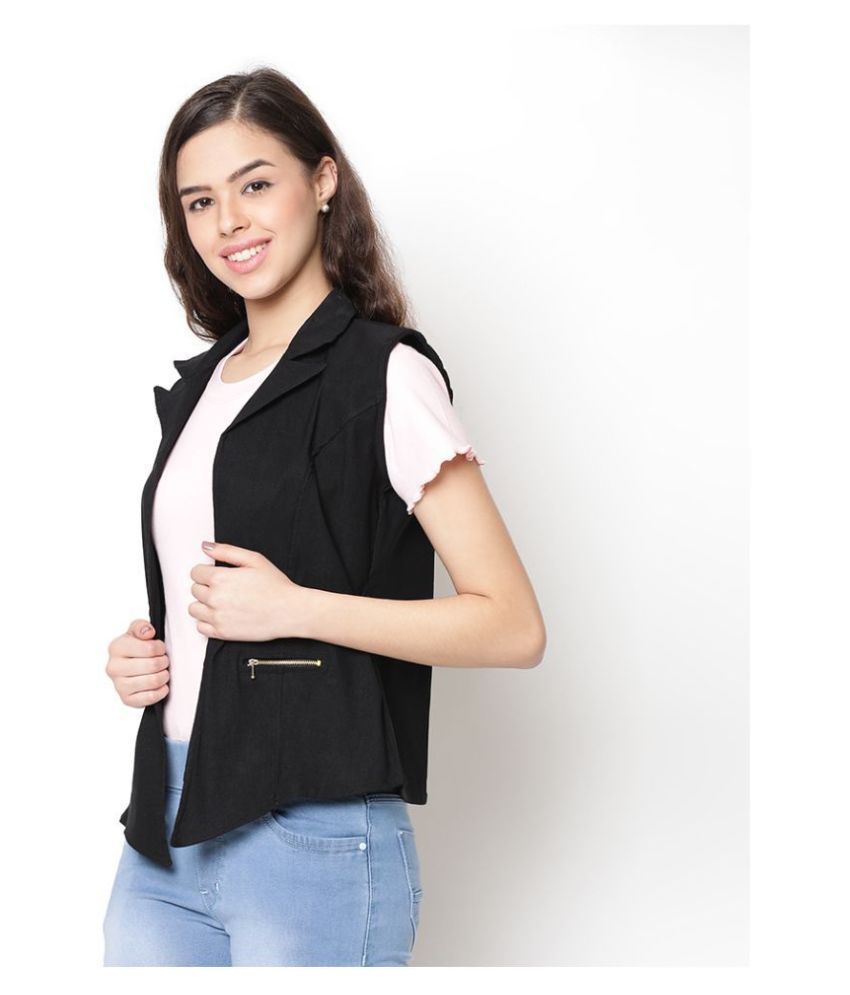 Buy V2 Cotton Black Blazers Online at Best Prices in India Snapdeal
