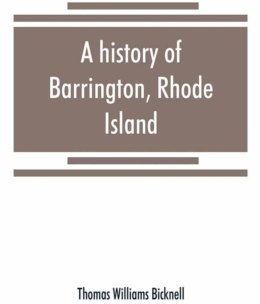 A history of Barrington, Rhode Island Buy A history of Barrington