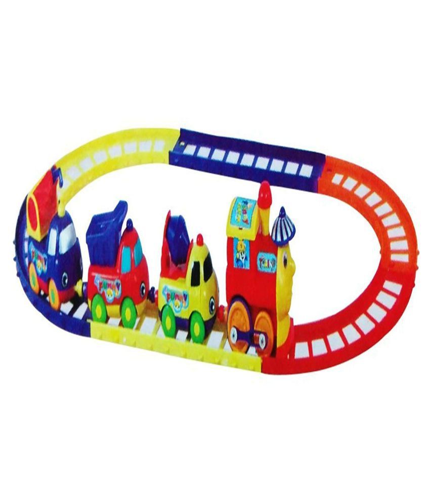 Allamwar Mini Play Cartoon Series Train Toy for Kids with Track ( Train Set  with Tracks ) - Buy Allamwar Mini Play Cartoon Series Train Toy for Kids  with Track ( Train