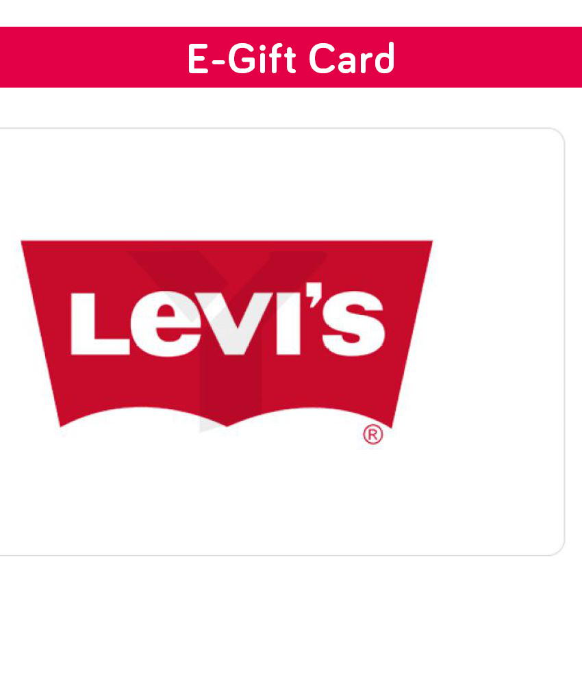 Levis Digital Gift card Gift Card 500 - Delivered via Email - Buy Online on  Snapdeal