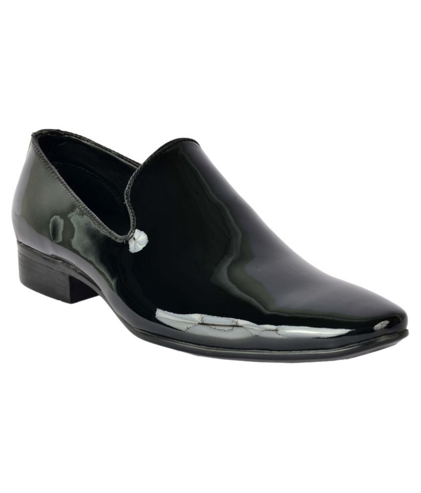     			Aadi Slip On Artificial Leather Black Formal Shoes