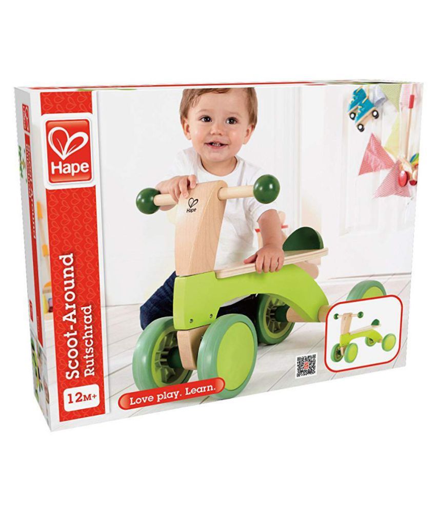 hape wooden scooter