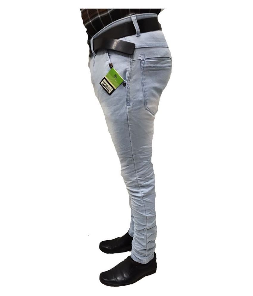 Warrior Blue Slim Jeans - Buy Warrior Blue Slim Jeans Online at Best ...