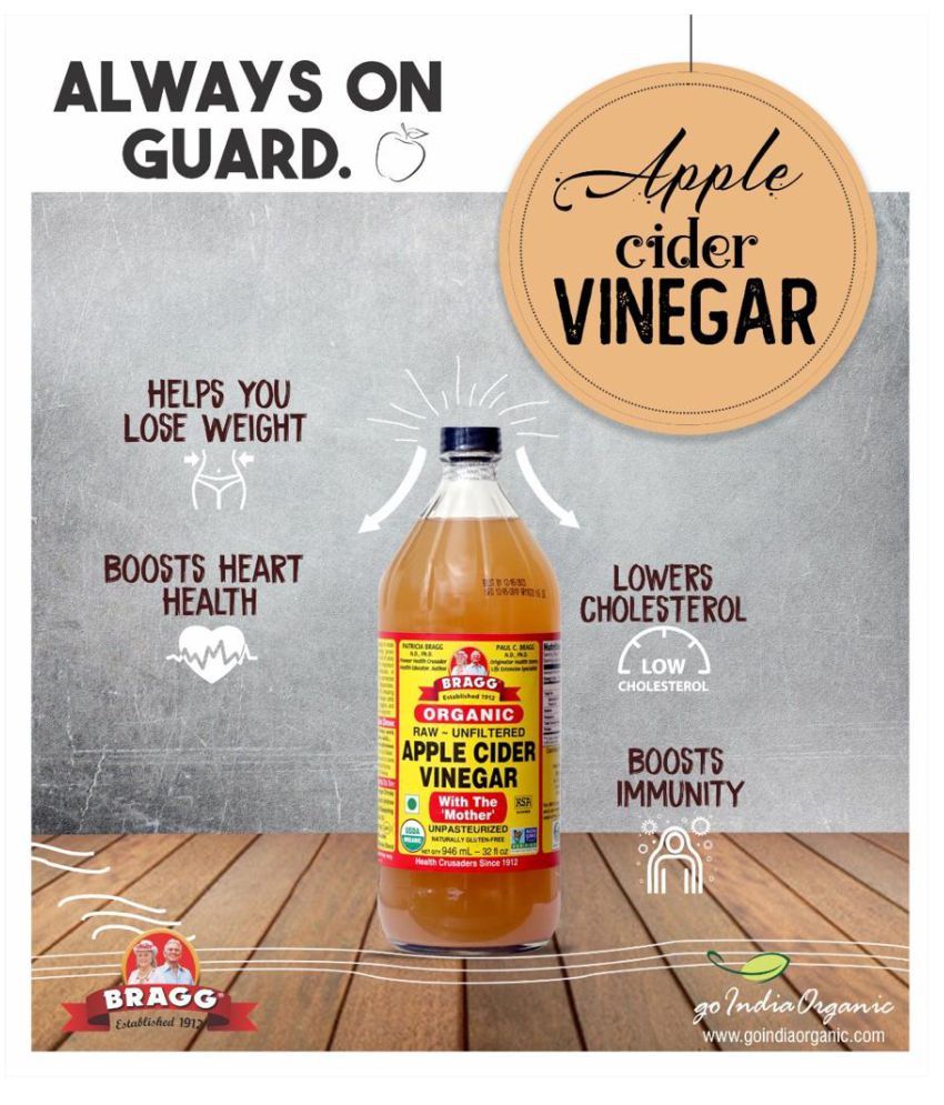 Bragg Organic, Apple Cider Vinegar Raw, With The Mother 3.79 kg Buy