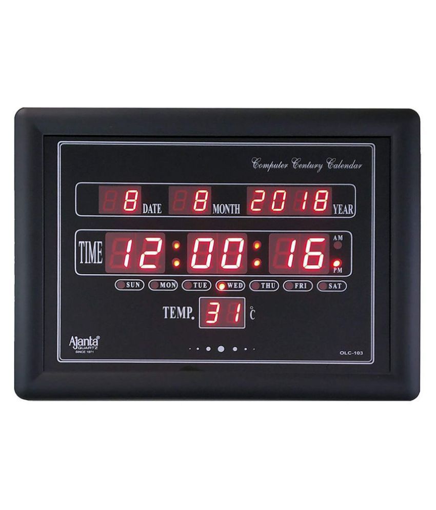 Ajanta Rectangular Digital Wall Clock 4 X 6 Cm Buy Ajanta Ajanta Rectangular Digital Wall Clock 4 X 6 Cm Buy Ajanta