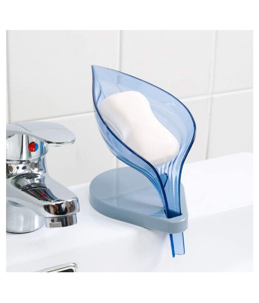 BK 10 IMPORT & EXPORT Leaf shape soap holder Plastic Soap Dish