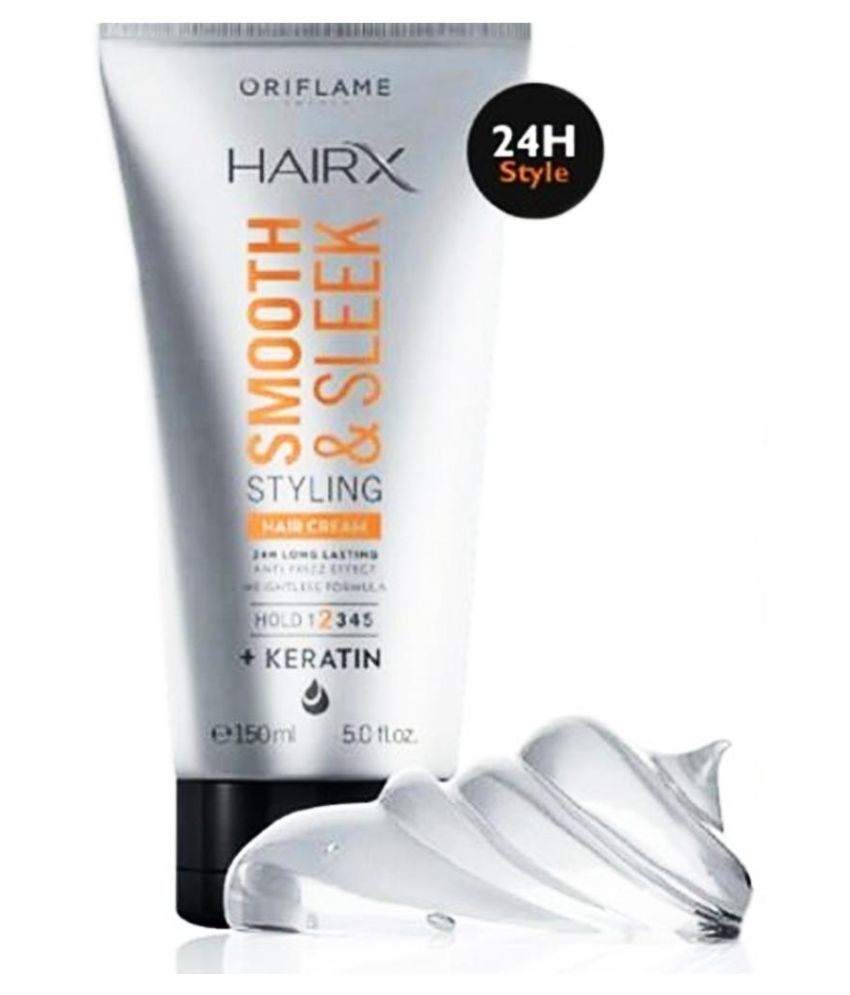 HairX Smooth & Sleek Styling Hair Cream 150 ml: Buy HairX Smooth & Sleek  Styling Hair Cream 150 ml at Best Prices in India - Snapdeal