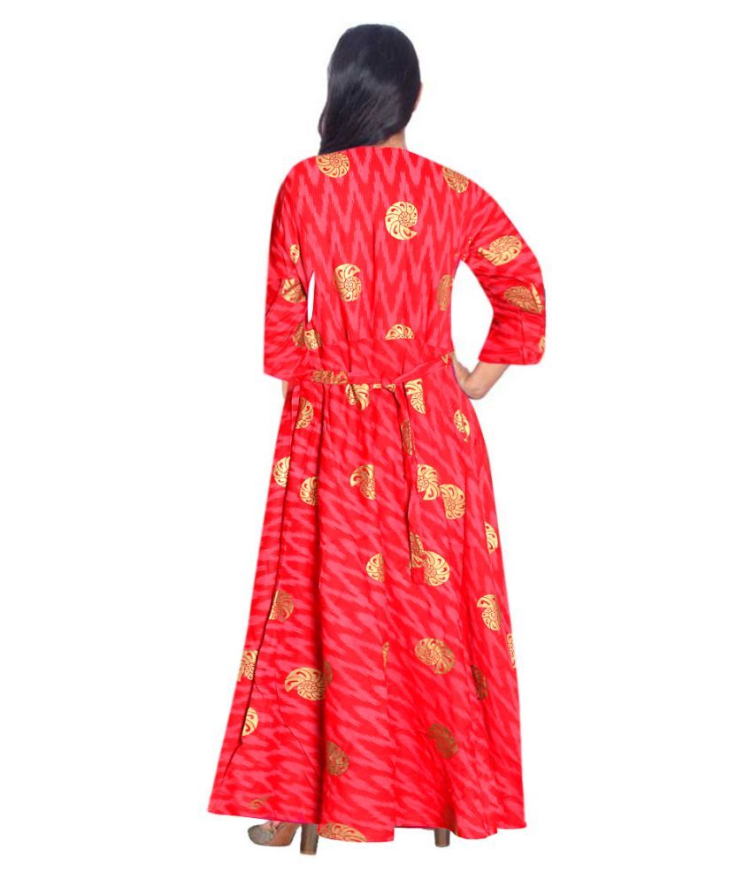 rayon full flair gown