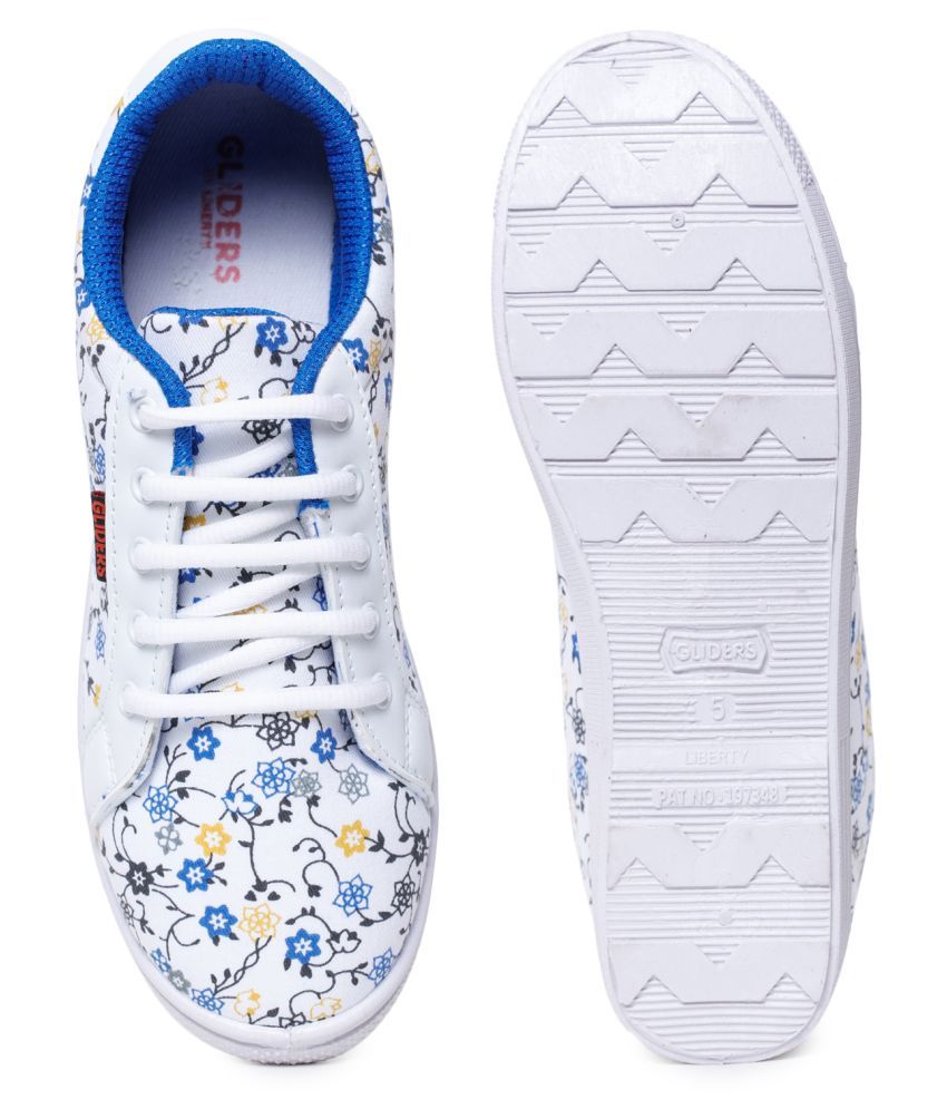 liberty white canvas shoes