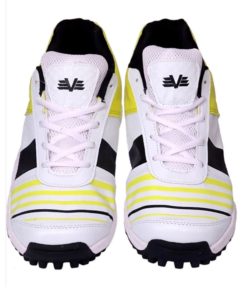 Vijayanti Cricket Shoes White Green Buy Vijayanti Cricket Shoes