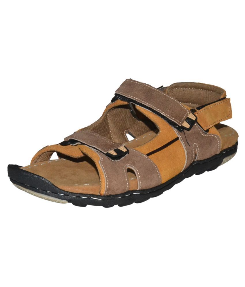 tan suede sandals