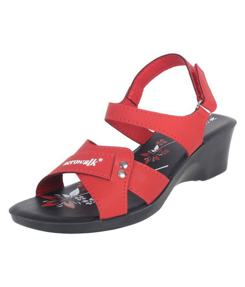     			Aerowalk - Red Women's Sandal Heels